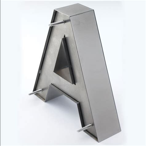 1 thick fabricated metal letters blueprint|stainless steel sign letters.